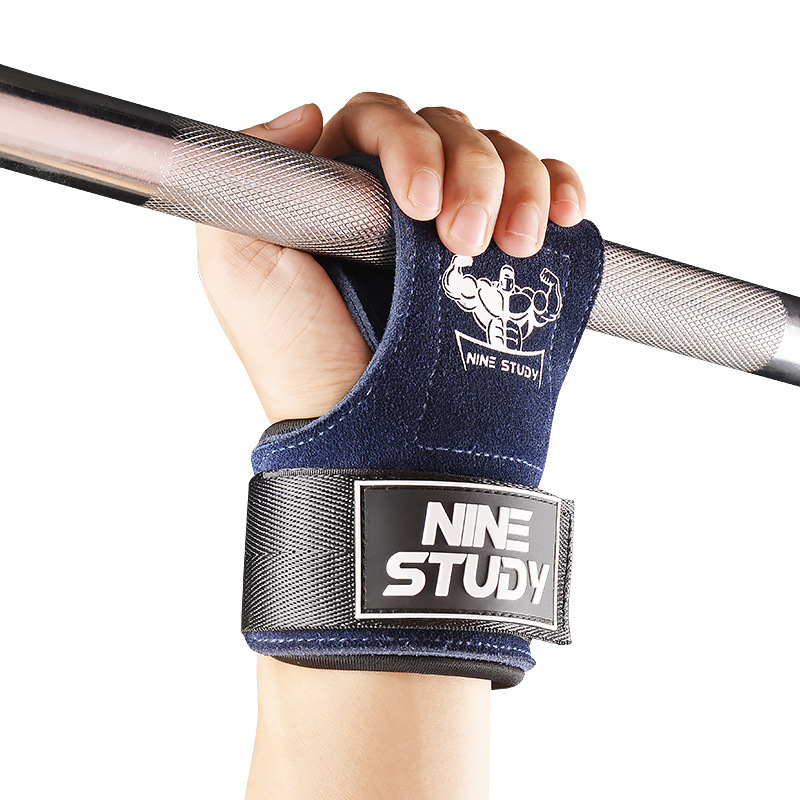 Weightlifting Gloves - جديد قفازات رياضية جلدية سحب عمليات