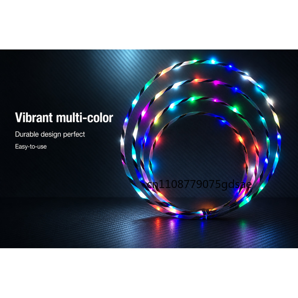 Gymnastic Ring - طوق رياضي مضيء LED بطول 60-90