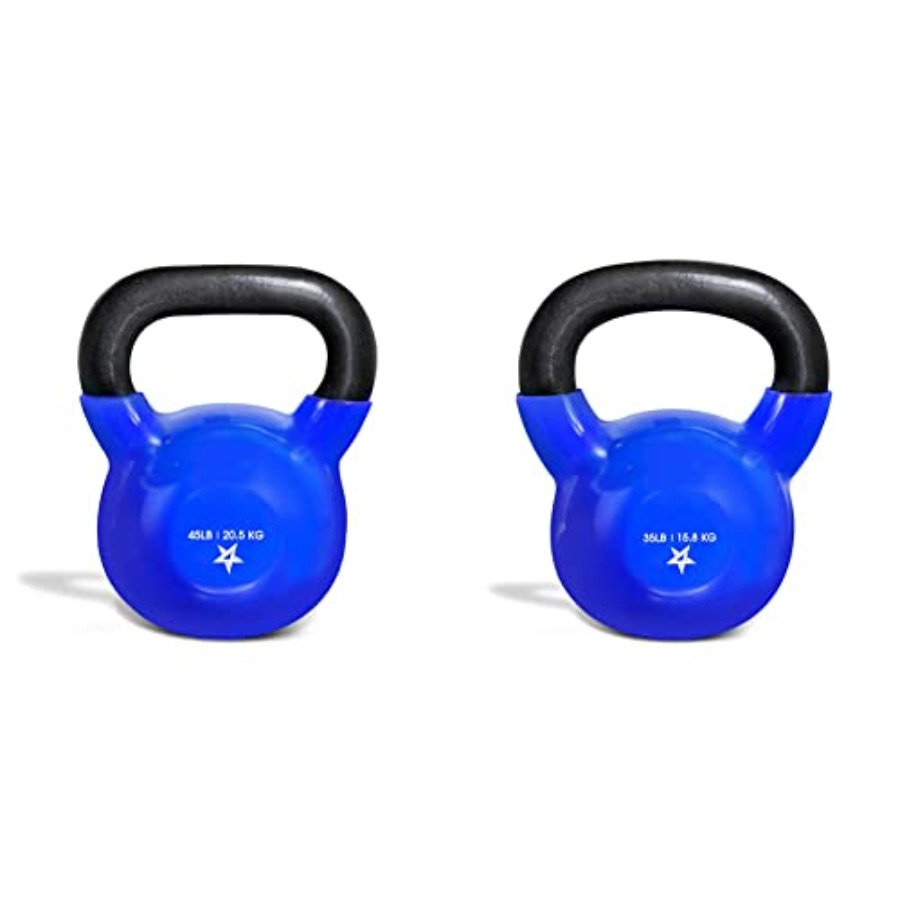 Kettlebell - مجموعة معدات تمارين رياضية منزلية وخارجية: