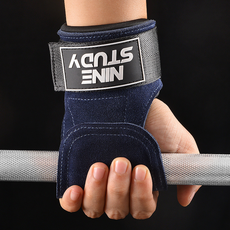 جديد قفازات رياضية جلدية سحب ع - مراجعة Weightlifting Gloves وسعره