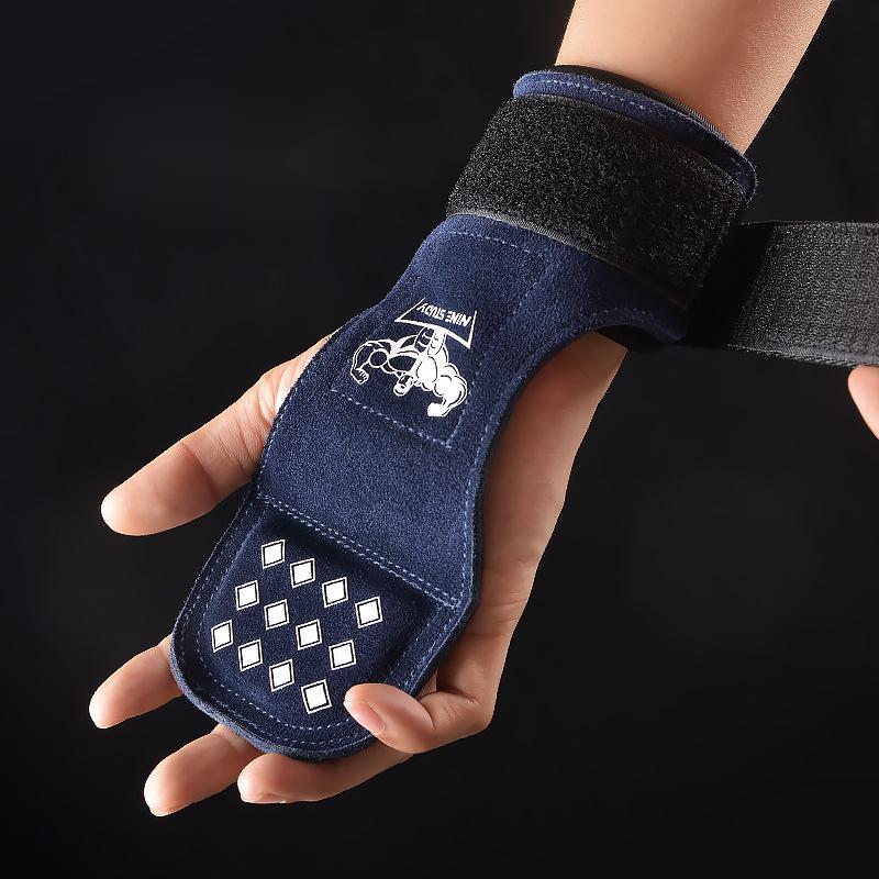 جديد قفازات رياضية جلدية سحب ع - مراجعة Weightlifting Gloves وسعره