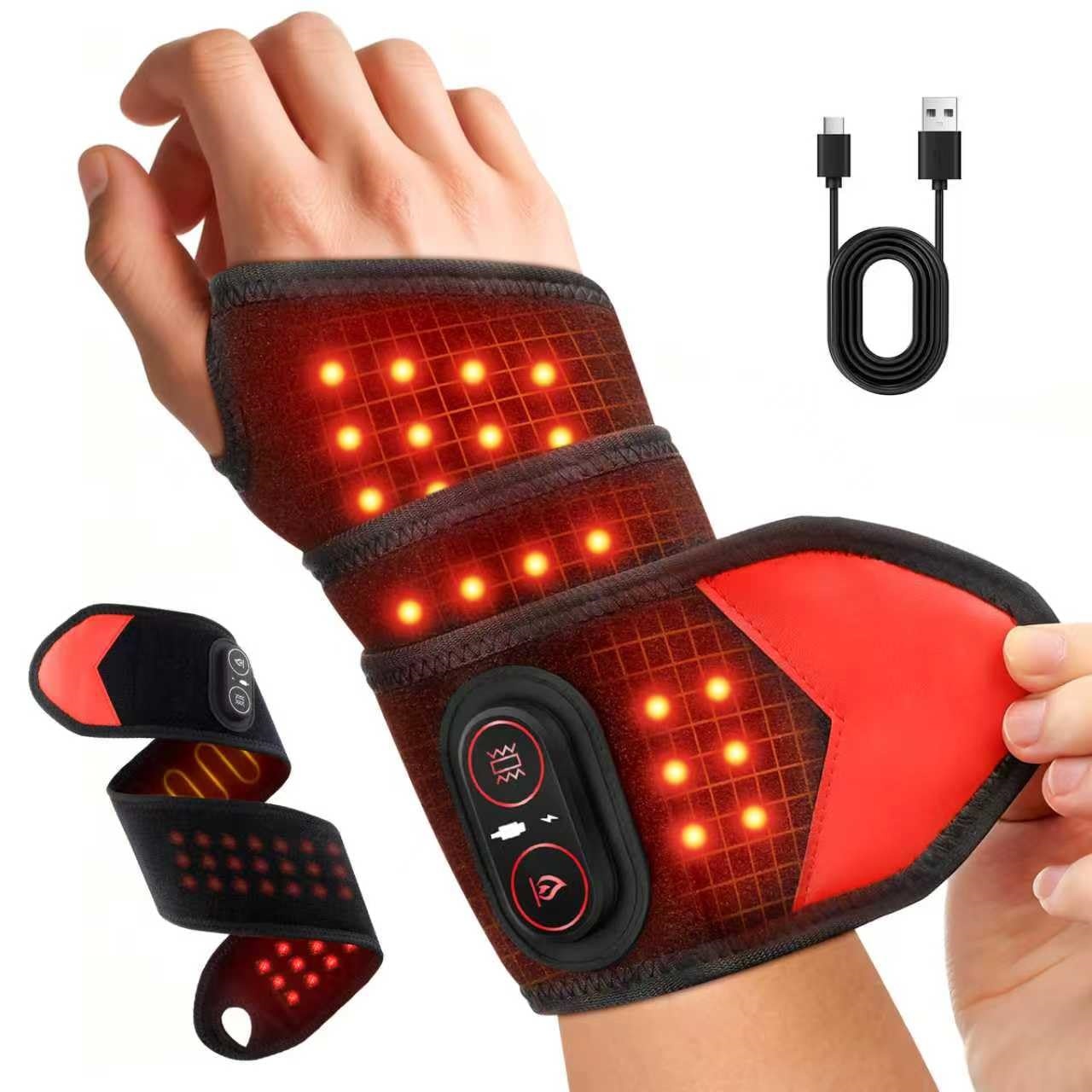 حزام العلاج بالضوء الأحمر المح - مراجعة Wrist Wraps وسعره