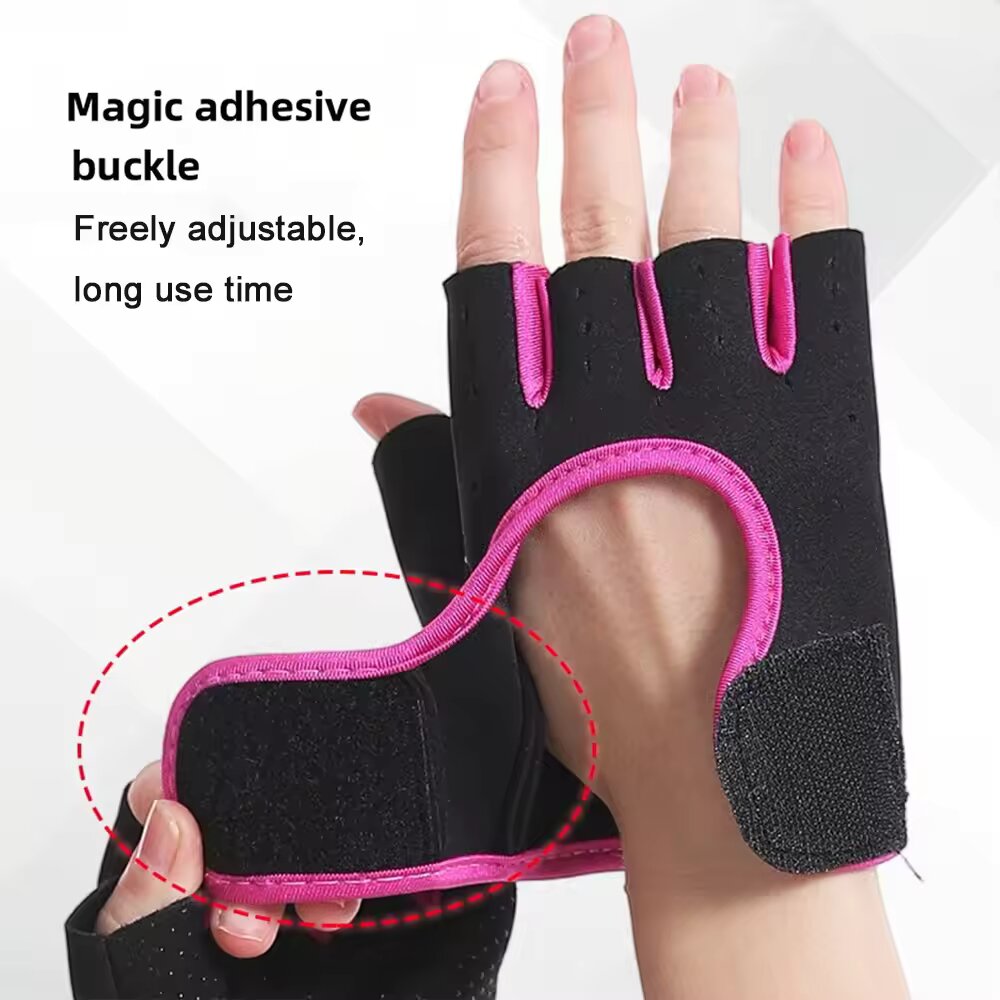 قفازات رياضية نصفية الأصابع قا - مراجعة Weightlifting Gloves وسعره