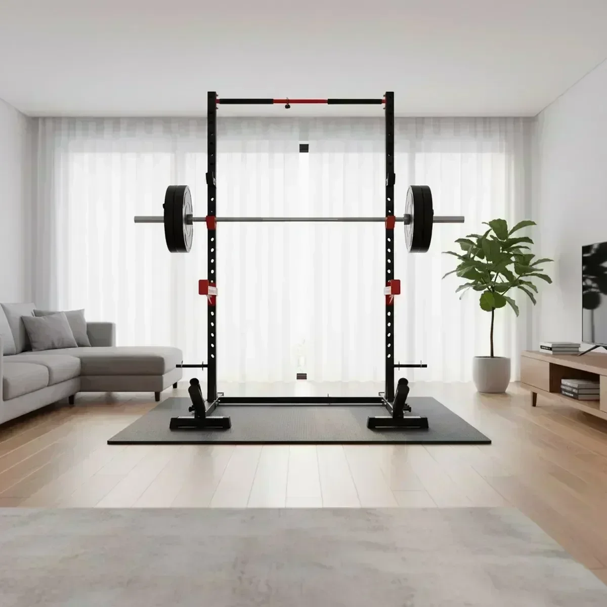 رف تمارين القرفصاء القابل للتع - مراجعة Pull Up Bar وسعره