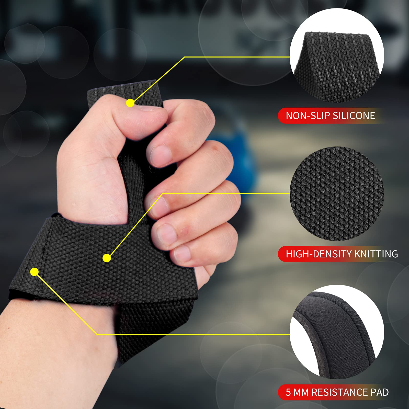 قطعتان من أحزمة رفع الأثقال وق - مراجعة Weightlifting Gloves وسعره